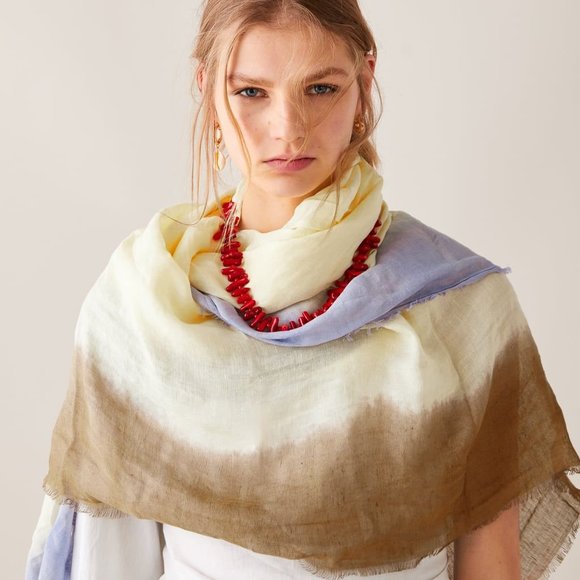 zara tie dye scarf